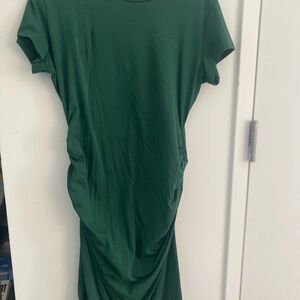 Green Short Sleeve Dress